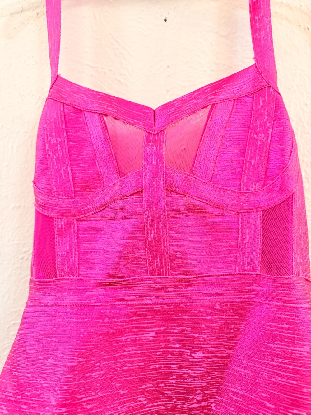 NWT Fashion Nova Marlen metallic dress pink - Picture 6 of 8